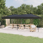 VIDAXL Tente de reception pliable Anthracite 3x6 m
