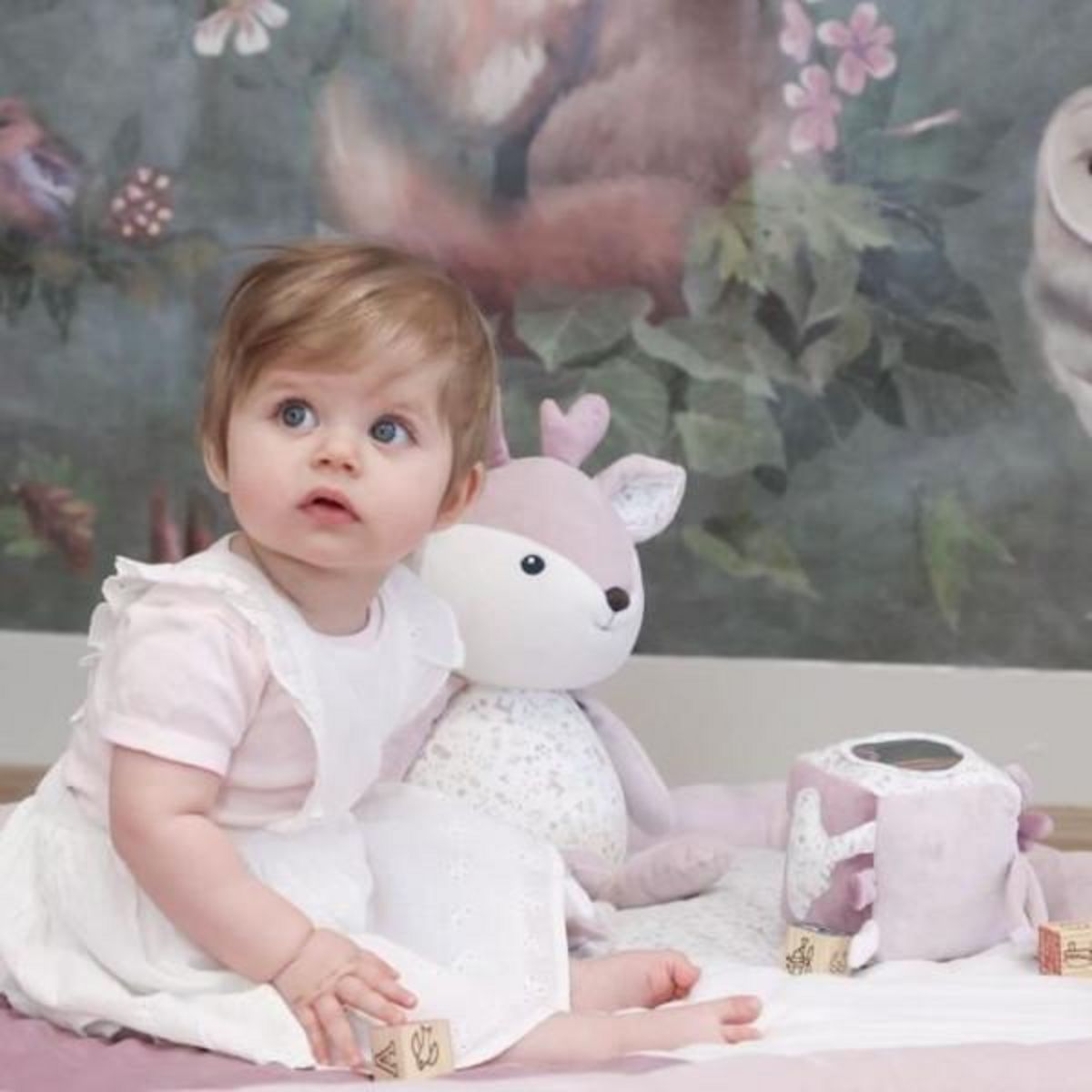 DOMIVA Fauteuil - Chaise - Bebe - Enfant  club Lilas - DOMIVA - 43x55.5cm HT 50cm - Pour bébé fille a partir de 9 mois