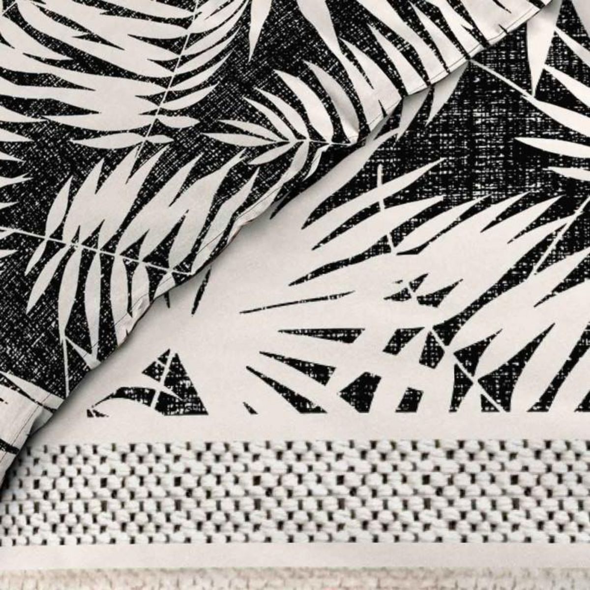 Paris Prix Parure de Lit 2 Pièces  Oriane  140x200cm Naturel