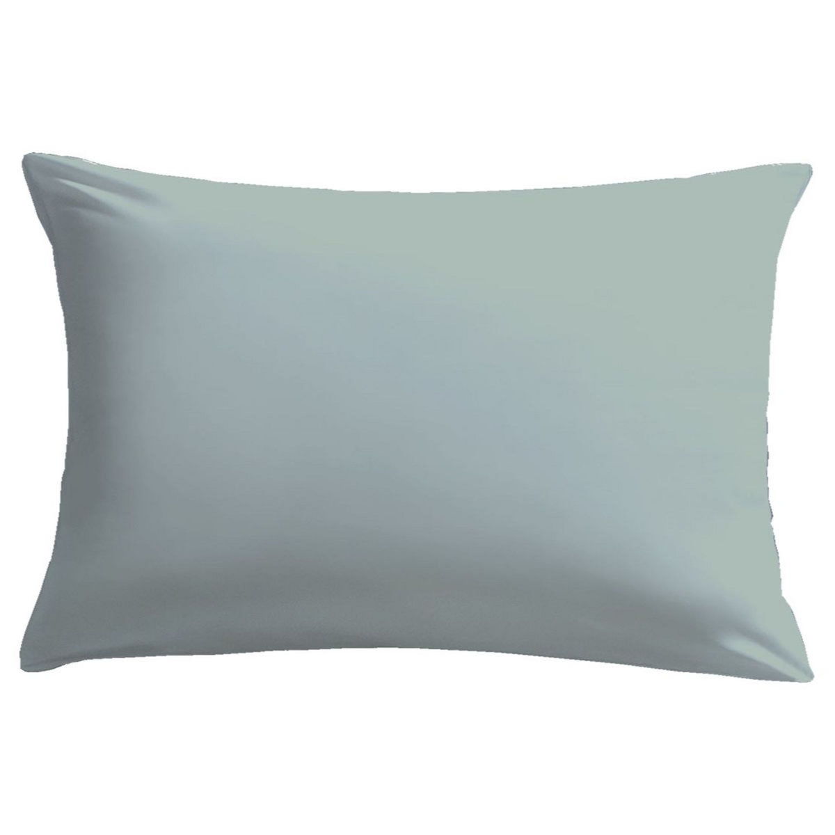 Taie d'oreiller unie en microfibre 