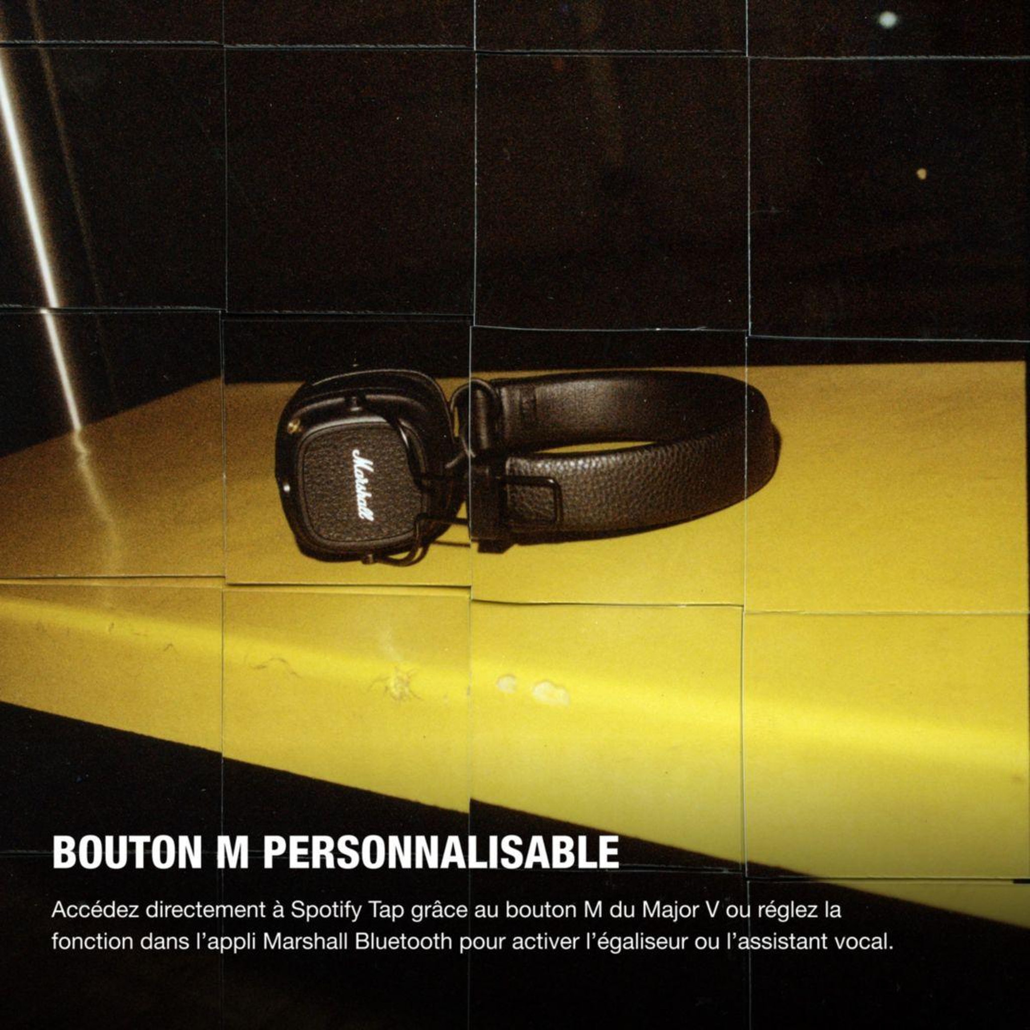 Voir la diapositive 5 : MARSHALL Casque Major V Noir