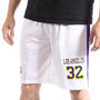 Voir la diapositive 1 : SPORTZONE Short Basketall Blanc Homme Sport Zone Los Angeles Lakers