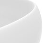 VIDAXL Lavabo rond de luxe Blanc mat 40x15 cm Ceramique