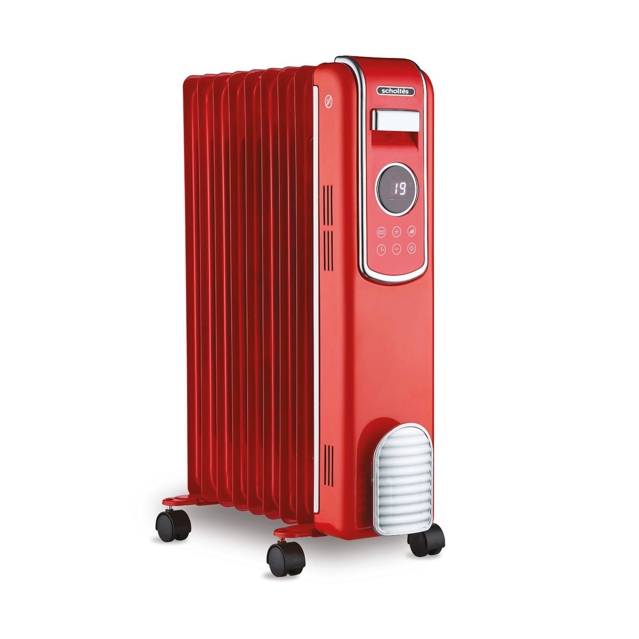 Voir la diapositive 2 : Scholtes Radiateur bain huile 2000w noir - SCHV909R