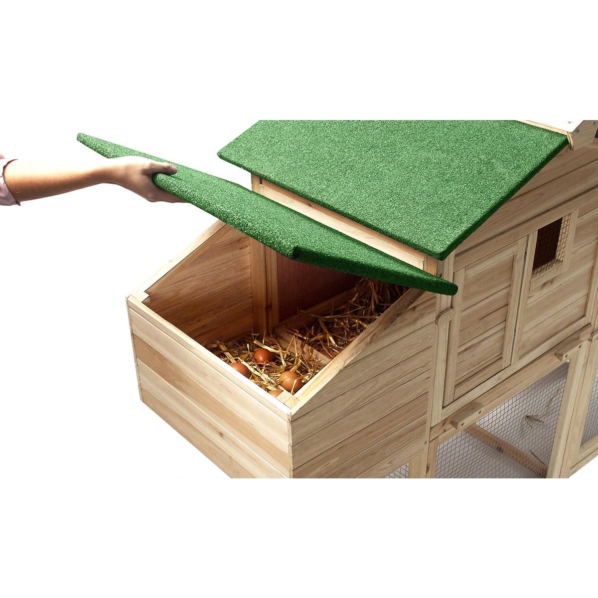 Jardikt Poulailler avec pondoir 2 niveaux