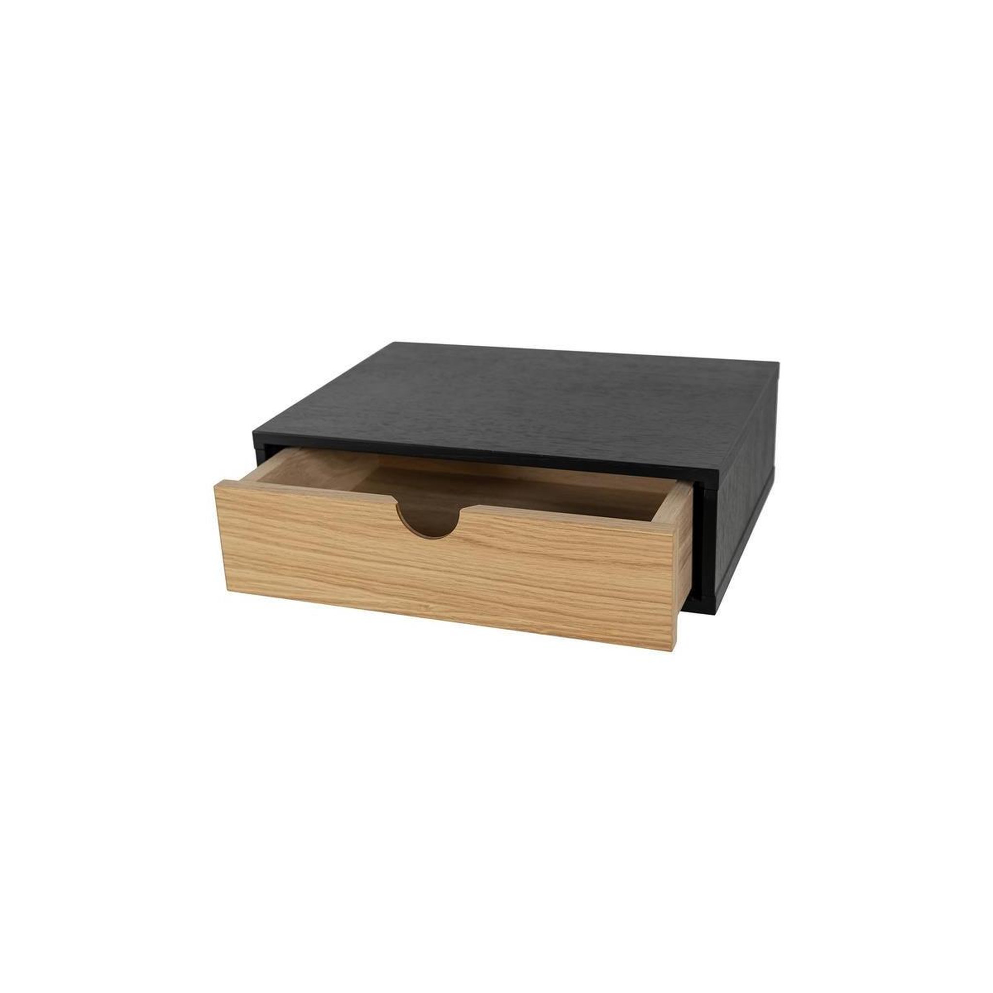 Voir la diapositive 3 : Paris Prix Chevet mural design en bois  tafar  40cm noir