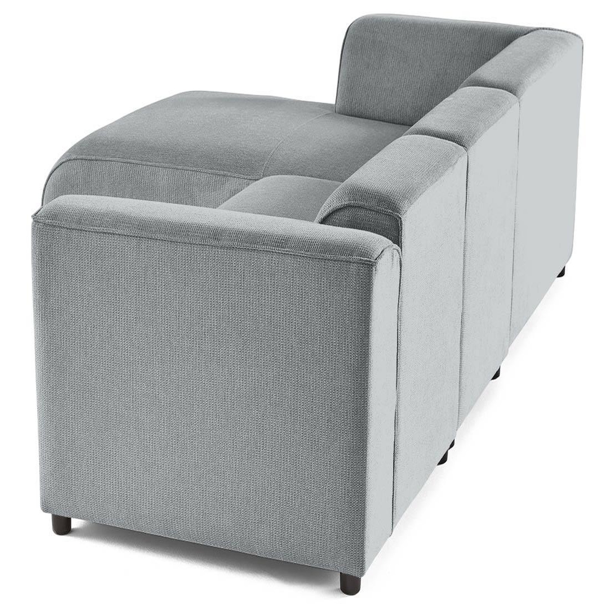 Voir la diapositive 6 : LISA DESIGN Suaro - canapé modulable d'angle gauche 4 places en tissu texturé