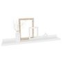 Voir la diapositive 3 : VIDAXL Etageres murales 4 pcs Blanc 60x9x3 cm