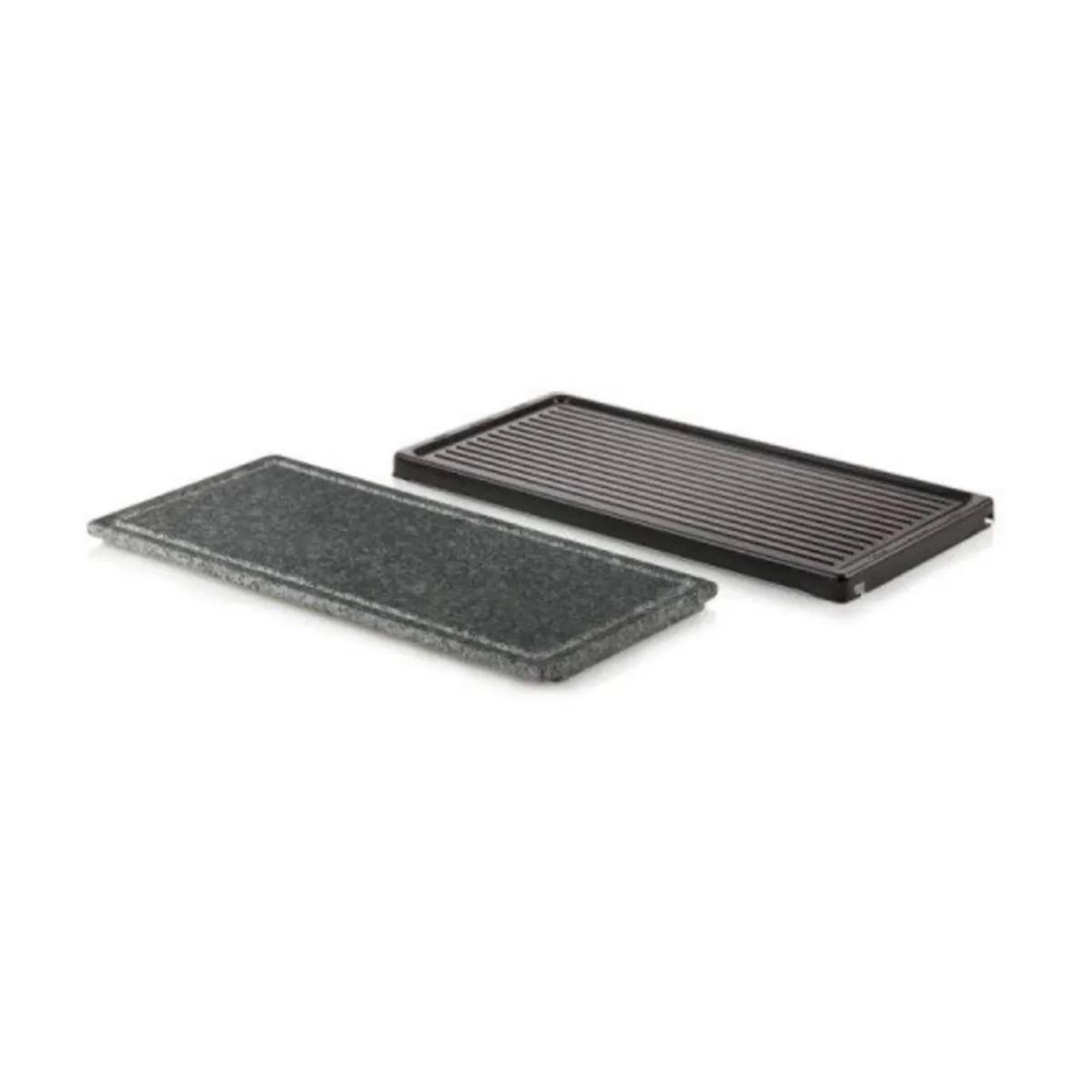 Voir la diapositive 3 : Domo Appareil à raclette 8 personnes 1200w + pierre à griller - DO9189G