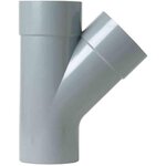 GIRPI Culotte d'évacuation à 45° mâle/femelle Ø 125 mm