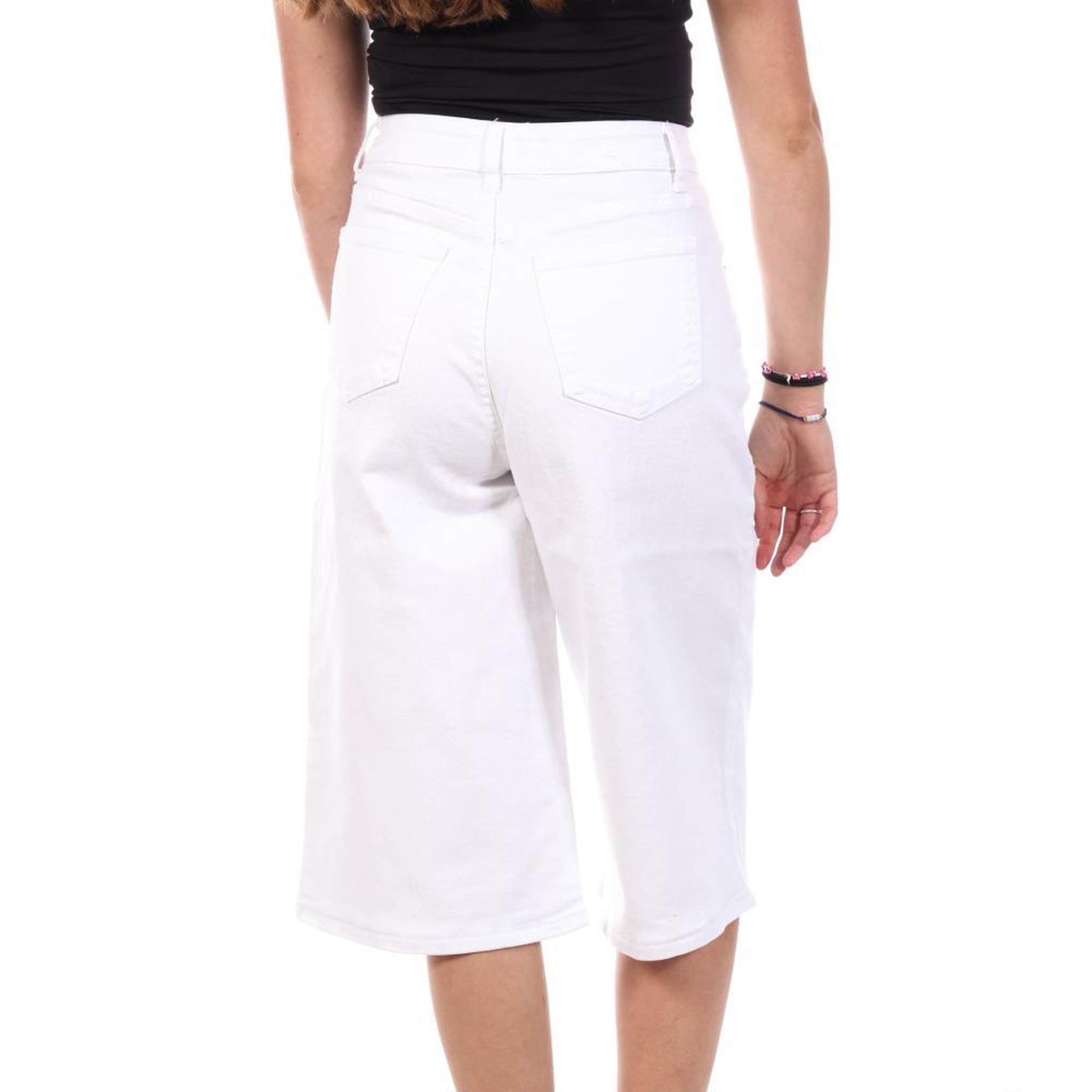 Voir la diapositive 2 : MONDAY PREMIUM Bermuda Blanc Femme Monday Premium 1946