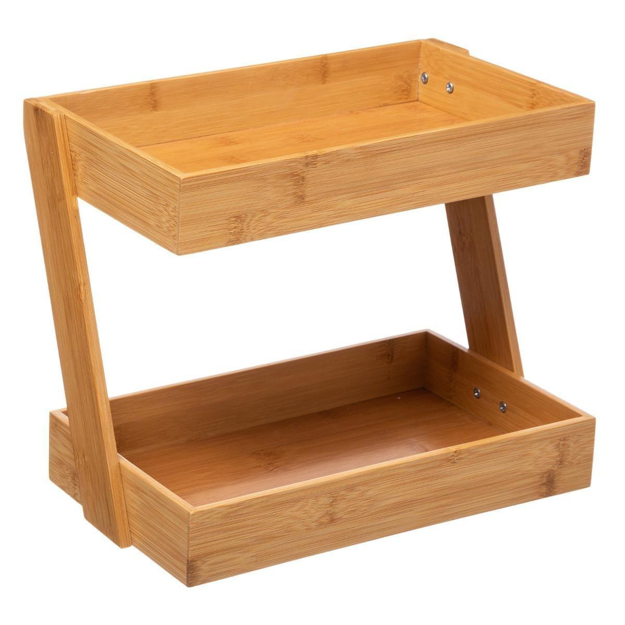 FIVE Organiseur 2 plateaux  bambou  31cm beige