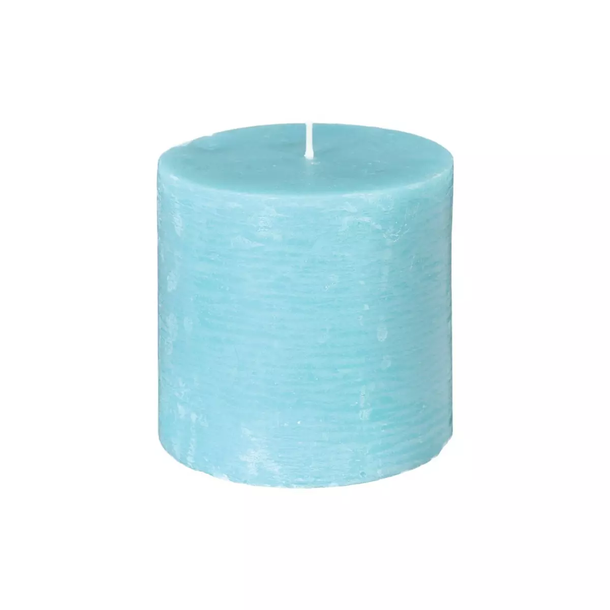 Comptoir des bougies Bougie ronde Rustic - Diam. 10 cm - Bleu