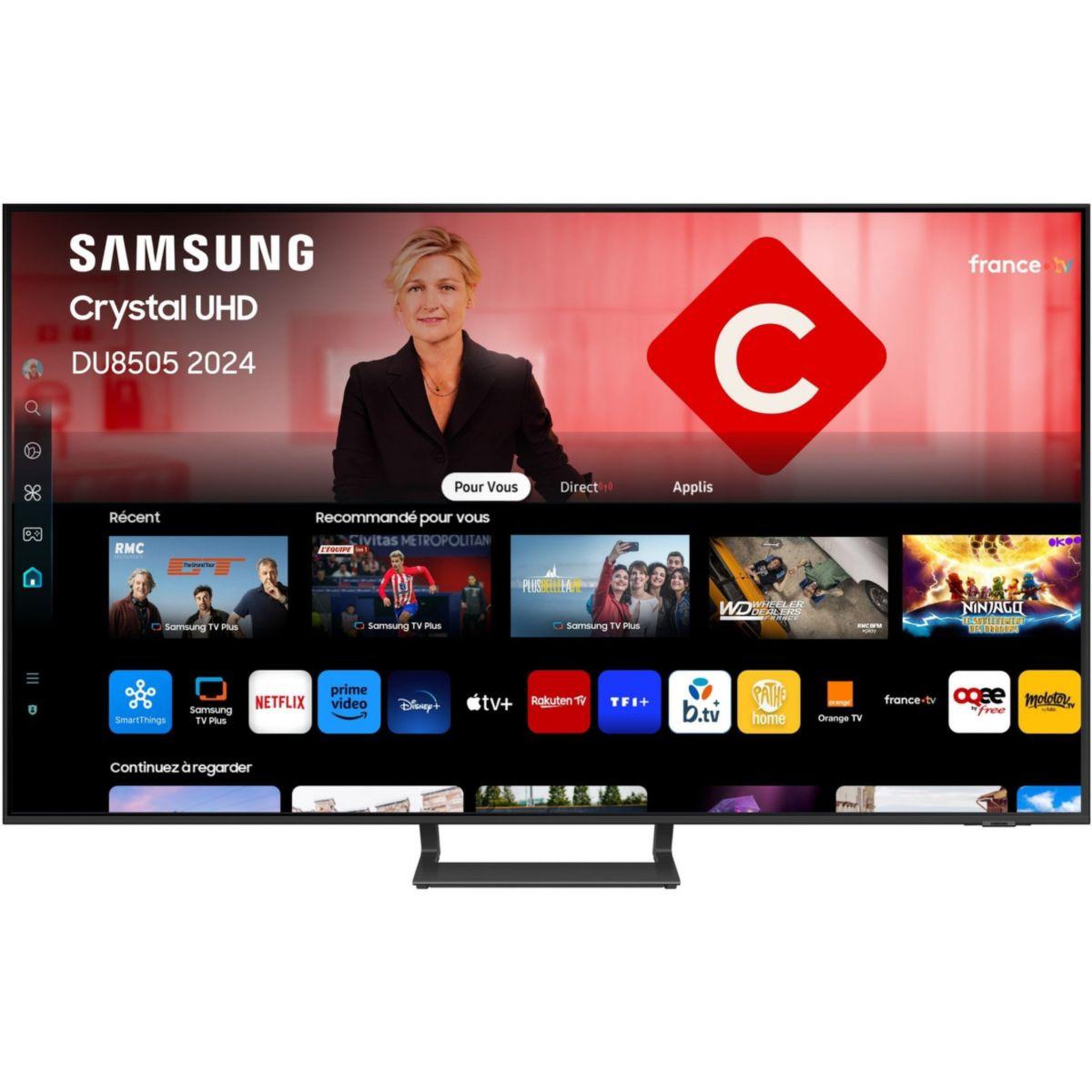 Voir la diapositive 1 : Samsung TV LED TU55DU8505K