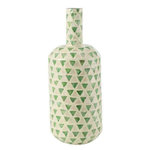 Paris Prix Vase Goutte Motif Mosaïque  Nuye  54cm Vert