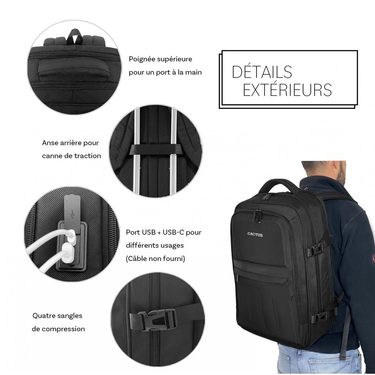 Cactus Sac à dos porte-ordinateur 16