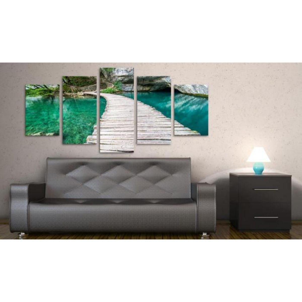 Paris Prix Tableau Imprimé  Lac Turquoise