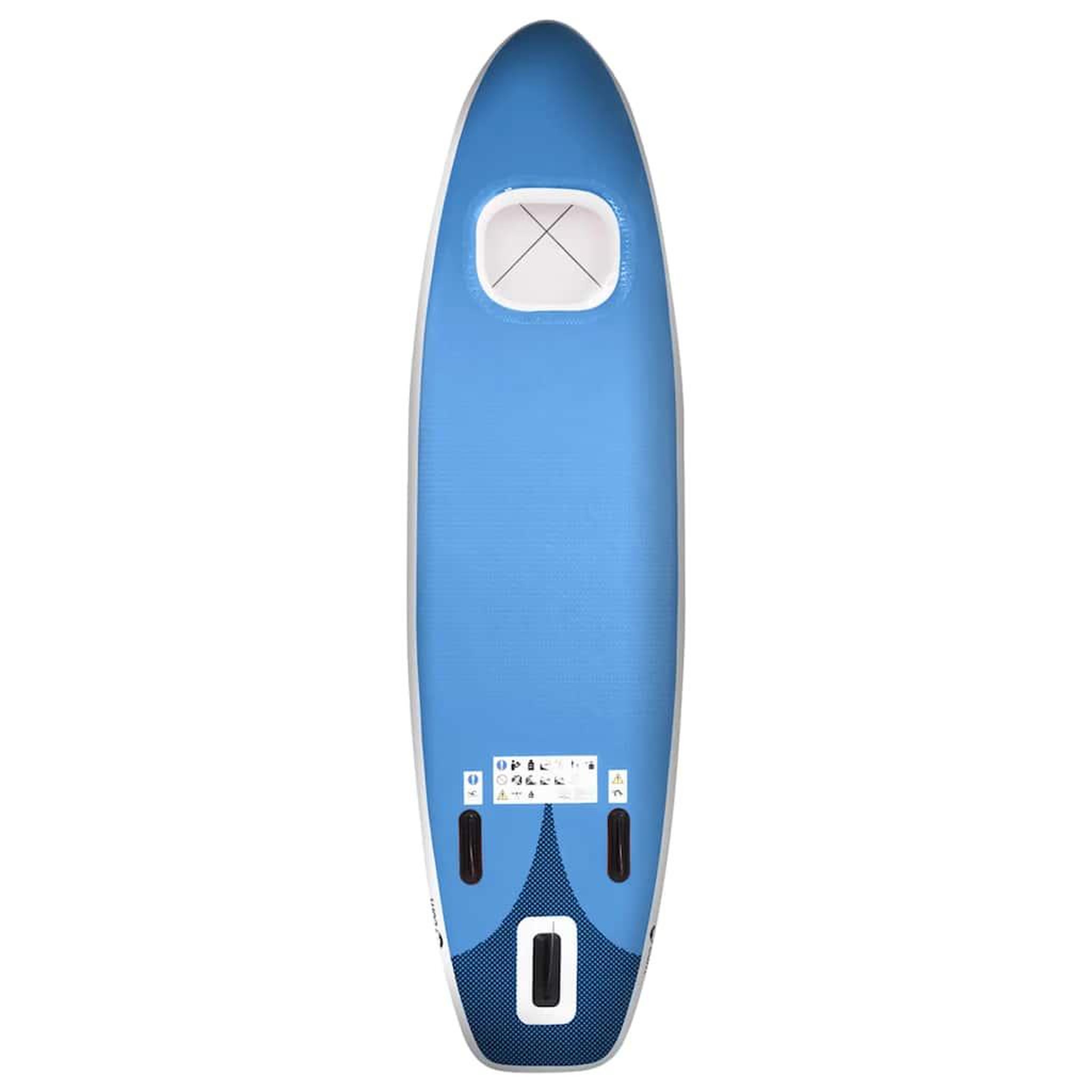 Voir la diapositive 4 : VIDAXL Ensemble de planche SUP gonflable Bleu 330x76x10 cm