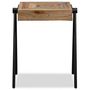 Voir la diapositive 4 : VIDAXL Table d'appoint Teck massif de recuperation