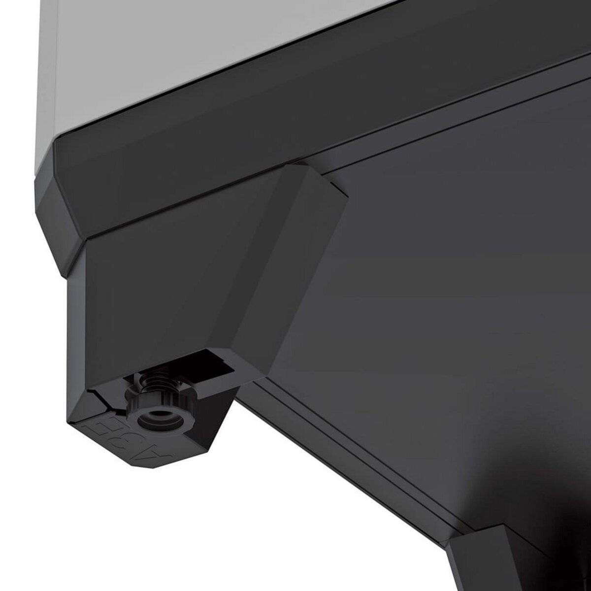 Keter Keter Armoire de rangement avec etageres Stilo Gris et noir 173 cm