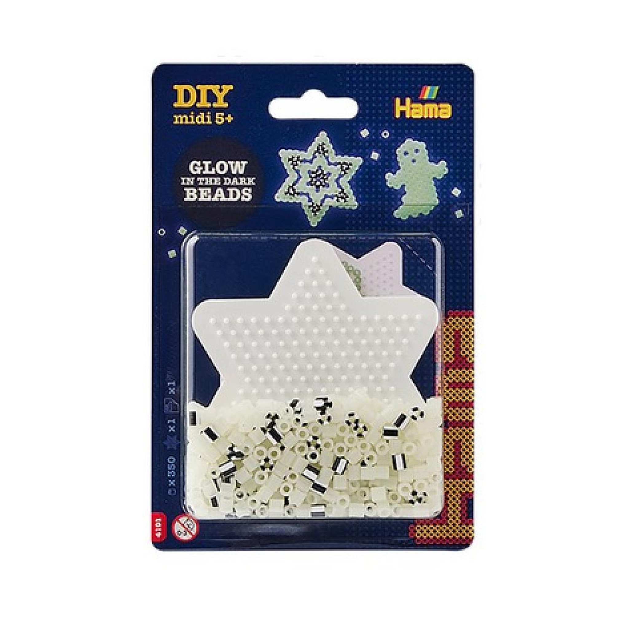 Hama Kit blister petit modele - 450 perles phosphorescentes
