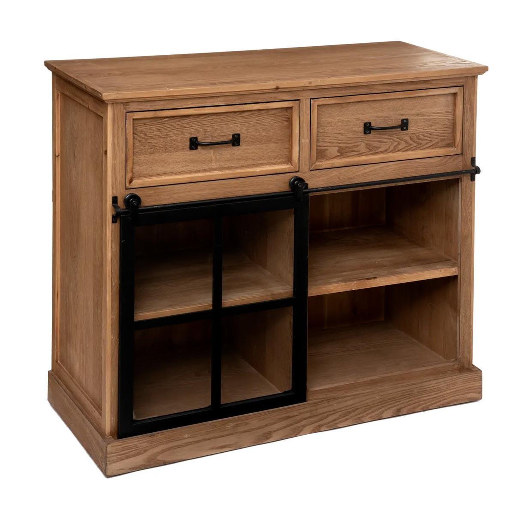 ATMOSPHERA Buffet 1 porte & 2 tiroirs  danik  94cm naturel
