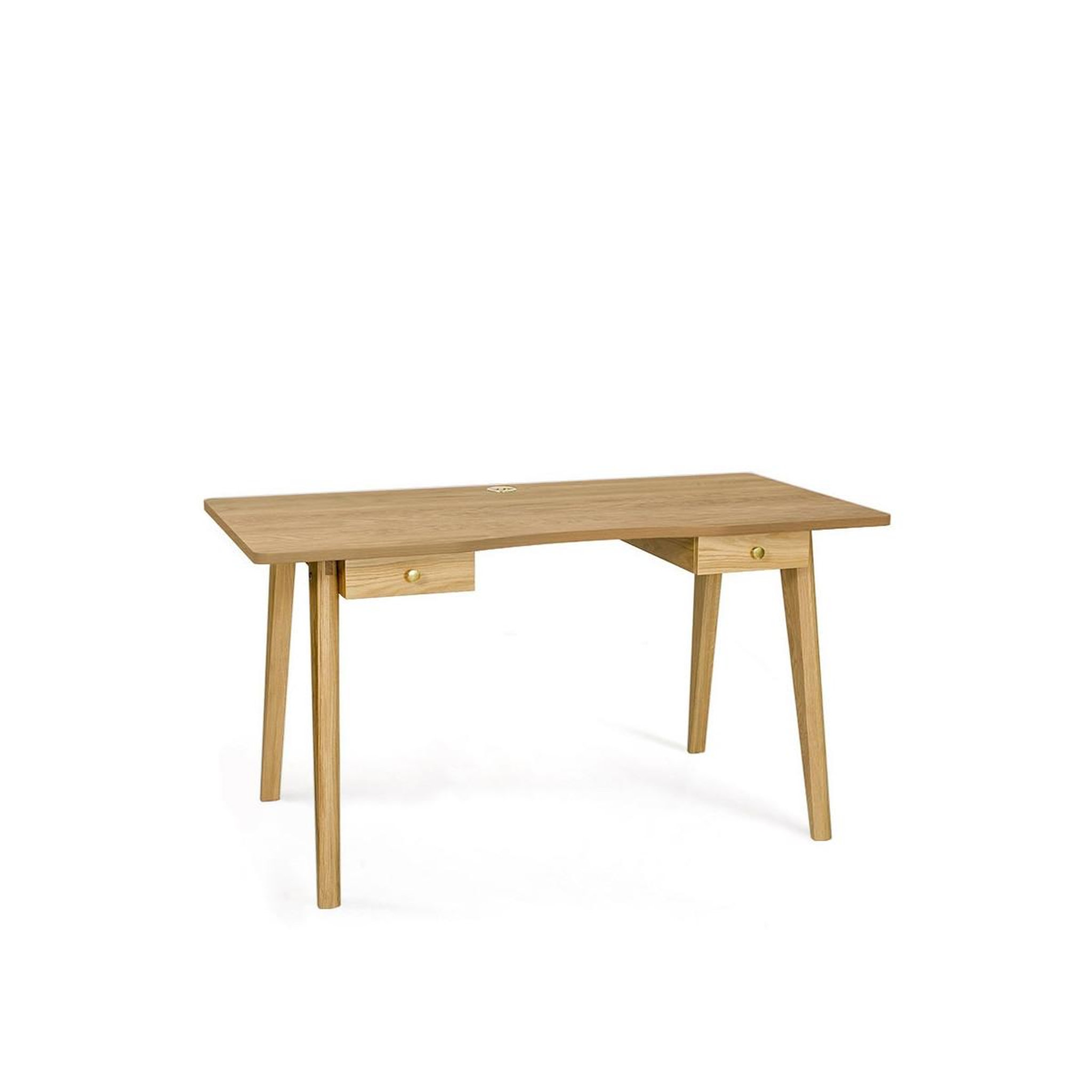 Voir la diapositive 6 : Paris Prix Bureau design 2 tiroirs  nice  140cm chêne