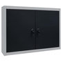 Voir la diapositive 2 : VIDAXL Armoire a outils murale Style Industriel Metal Gris et noir