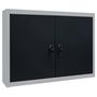 Voir la diapositive 2 : VIDAXL Armoire a outils murale Style Industriel Metal Gris et noir