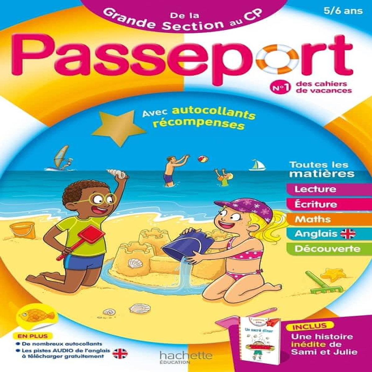 PASSEPORT DE LA GRANDE SECTION AU CP. AVEC AUTOCOLLANTS RECOMPENSES, Exbrayat Marie-Christine