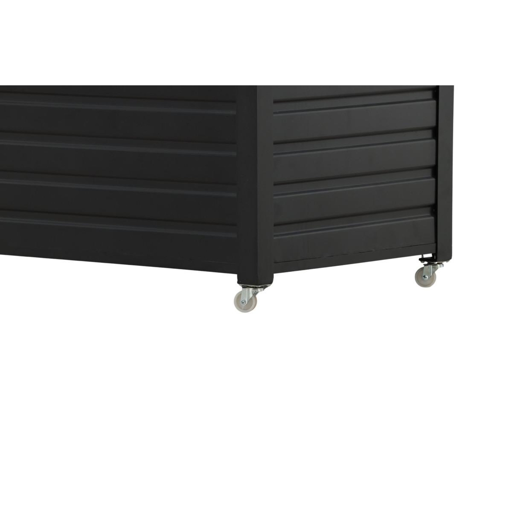 Voir la diapositive 6 : Paris Prix Coffre de jardin en métal  elsa  130cm noir