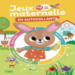 JEUX MATERNELLES EN AUTOCOLLANTS LAPIN. MS VERS CP, Lorho Marie-Christine