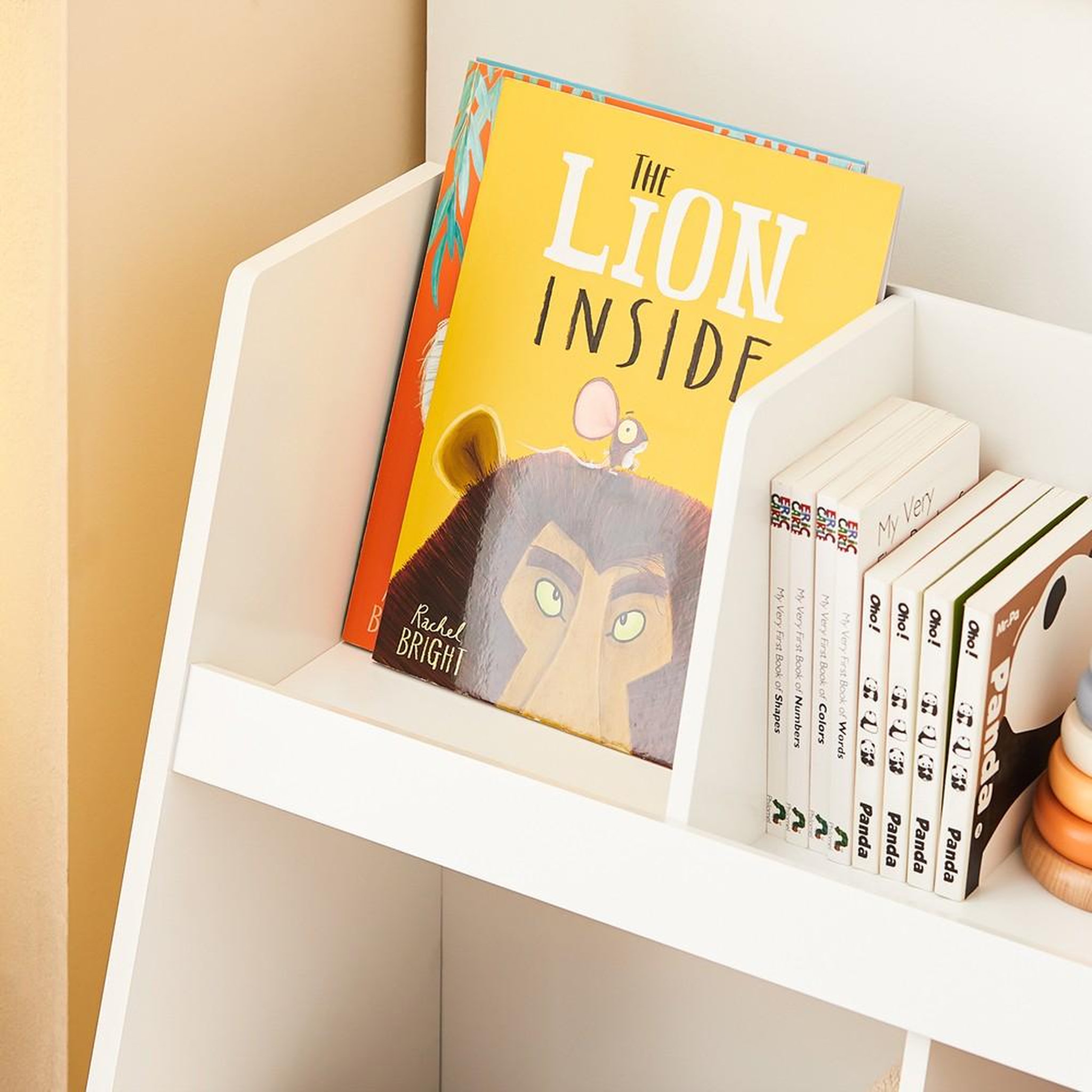 Voir la diapositive 5 : SOBUY SoBuy - Bibliothèque Enfant à une étagère - Nordique - KMB19