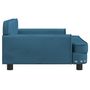 Voir la diapositive 4 : VIDAXL Lit pour chien bleu 90x53x30 cm velours