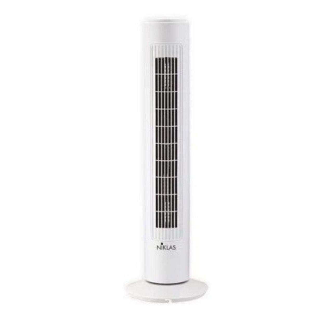 NIKLAS Ventilateur Colonne Silencieux 50W Air Frais - Ventilateur avec Minuterie 3 Vitesses 20 x 20 x 74 cm NIKLAS