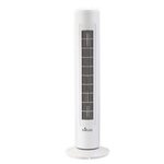 NIKLAS Ventilateur Colonne Silencieux 50W Air Frais - Ventilateur avec Minuterie 3 Vitesses 20 x 20 x 74 cm NIKLAS