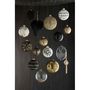 Voir la diapositive 3 : Paris Prix Lot de 4 Boules de Noël  Fleurs Séchées II  16cm Noir