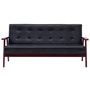 Voir la diapositive 3 : VIDAXL Ensemble de canapes 2 pcs noir similicuir