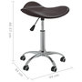 Voir la diapositive 6 : VIDAXL Chaise pivotante de salle a manger Marron Similicuir