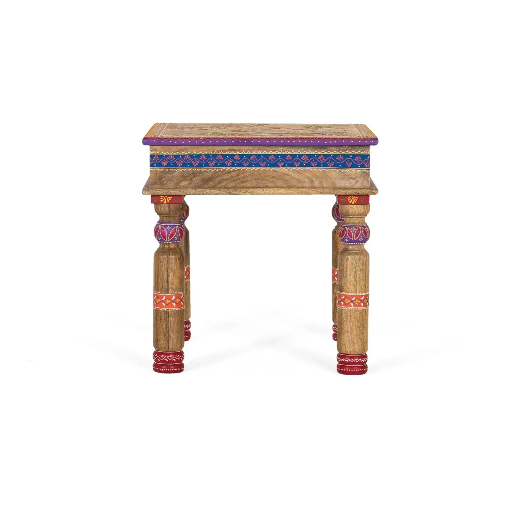 GINER Y COLOMER SL Table basse en bois de manguier 46 cm style artisanal ethnique
