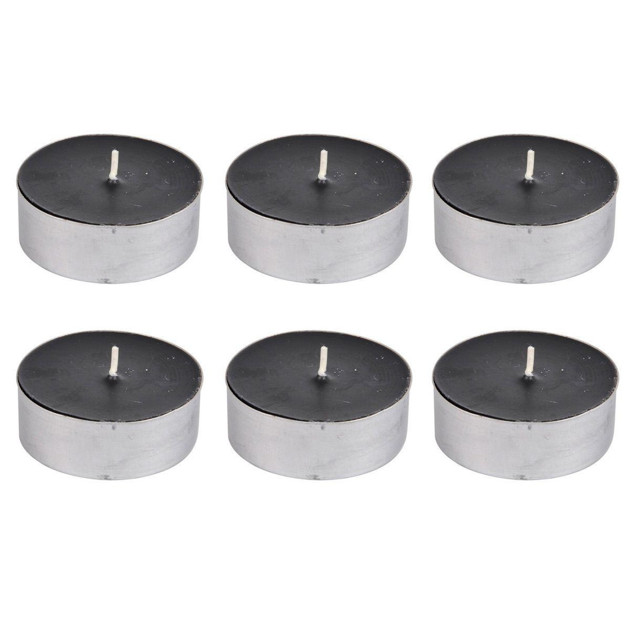 HOMEA Lot de 6 bougies chauffe-plat  essentiel  5,5cm bois de cèdre