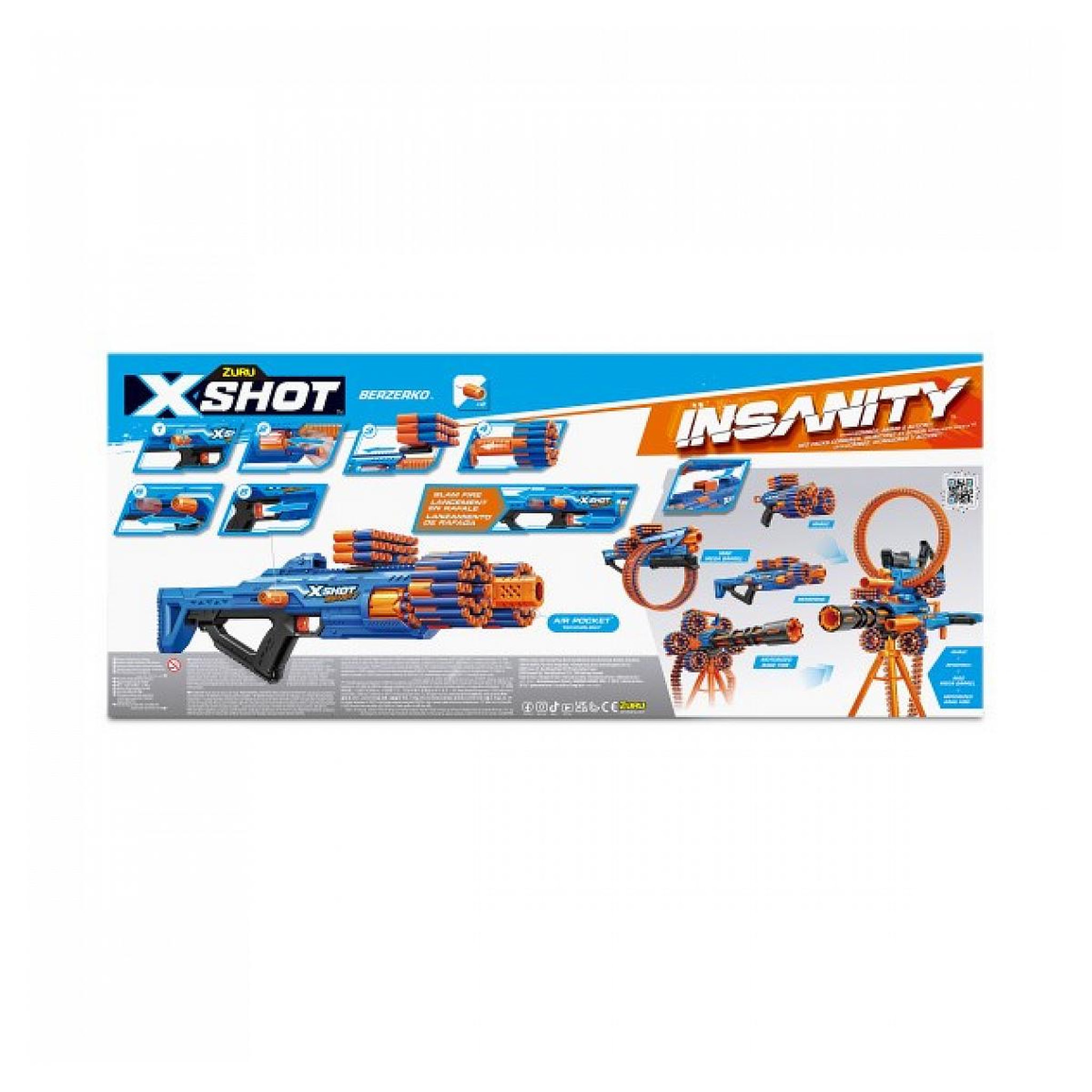 Voir la diapositive 5 : ZURU X shot  Insanity Berzerko