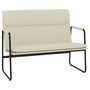 Voir la diapositive 2 : VIDAXL Banc Creme 100x64x80 cm Similicuir