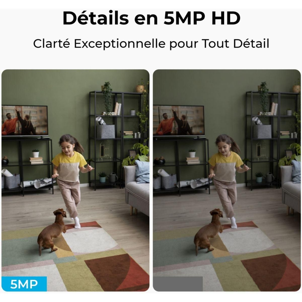 REOLINK Caméra de surveillance E330 5MP Blanche