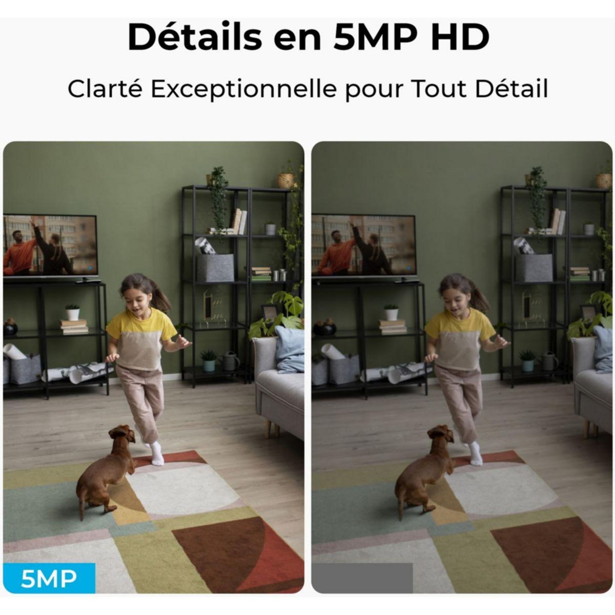 REOLINK Caméra de surveillance E330 5MP Blanche