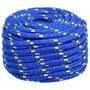 Voir la diapositive 2 : VIDAXL Corde de bateau Bleu 20 mm 50 m Polypropylene