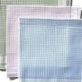 Voir la diapositive 3 : VANDERSICKEL Lot de 12 mouchoirs dame pastel 29x29 cm 100% coton