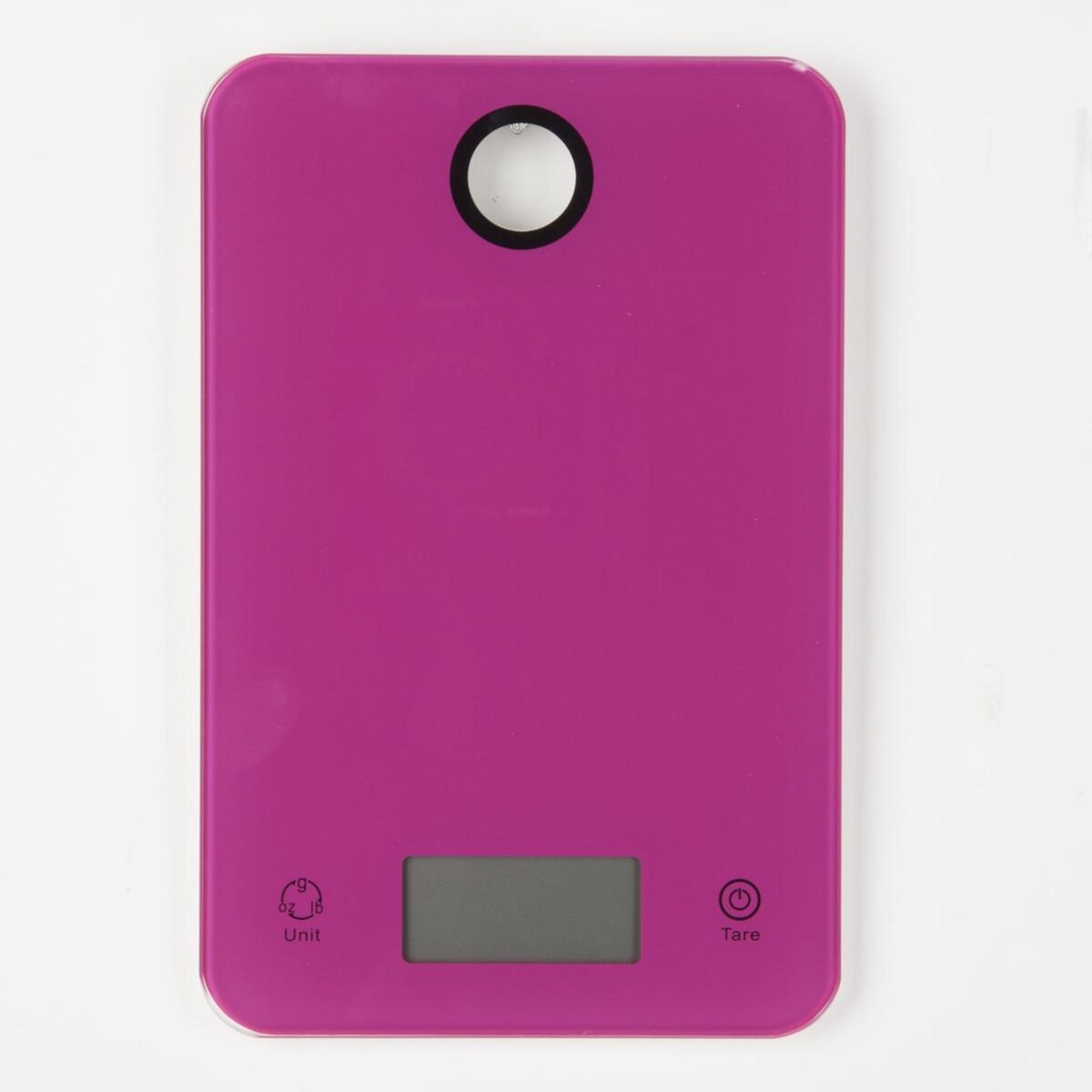 SECRET DE GOURMET Balance digitale en verre COLORS rose