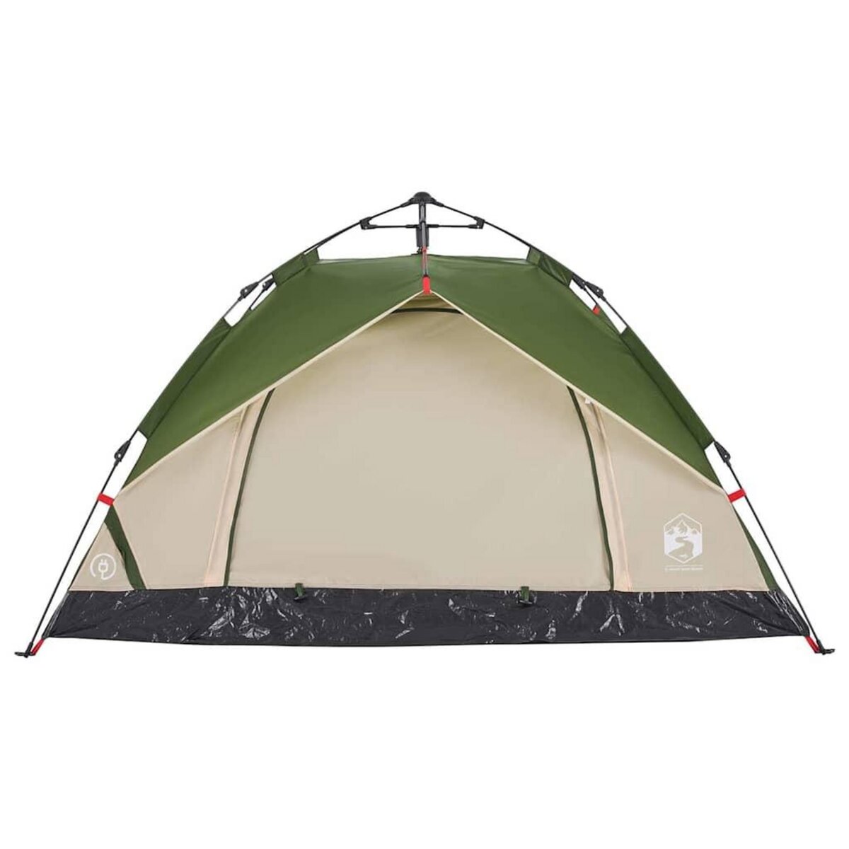 VIDAXL Tente de camping a dome 3 personnes vert liberation rapide