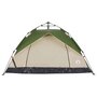 Voir la diapositive 5 : VIDAXL Tente de camping a dome 3 personnes vert liberation rapide